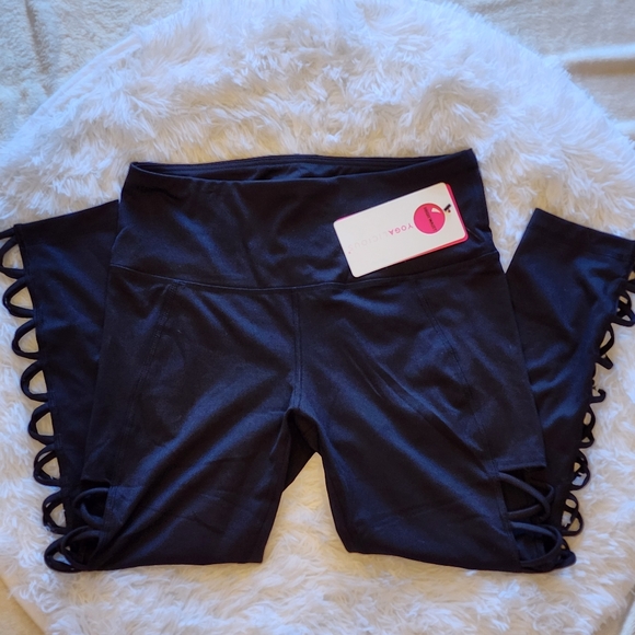 Yogalicious Pants - Yogalicious Leggings/ Black/ L/ High Waist